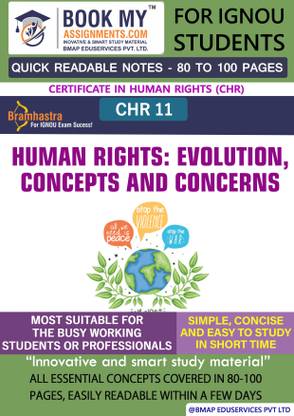 IGNOU CHR 11 Human Rights: Evolution, Concepts and Concerns Study Material (Quick Readable Notes) For Ignou Student