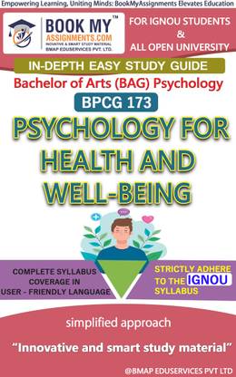 IGNOU BPCG 173 Psychology for Health and Well-being In Depth Guide For Ignou Student