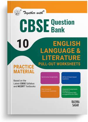 Together With CBSE Class 10 English Language & Literature Pull out Worksheets Practice Material Exam 2024-25