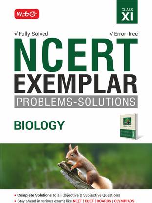 MTG NCERT Exemplar Problem Solutions Biology Class 11 - Complete Solution to all Objective & Subjective Questions
