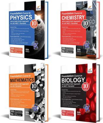 Foundation Course in Physics, Chemistry, Mathematics & Biology for Jee/ Neet/ Olympiad Class 10