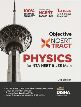Disha Objective Ncert Xtract Physics for Nta Neet & Jee Main One Liner Theory, MCQS on Every Line of Ncert, Tips on Your Fingertips, Previous Year Questions Bank Pyqs, Mock Tests
