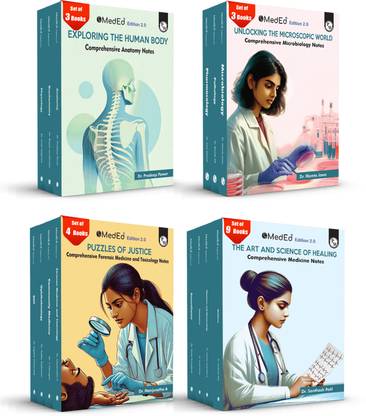 PW MedEd 2.0 MBBS 1st to 4th Prof Year Notes l Combo Set of All 19 Books