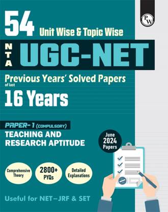 Pw UGC Net Paper-1 (Aptitude & Research) Pyqs