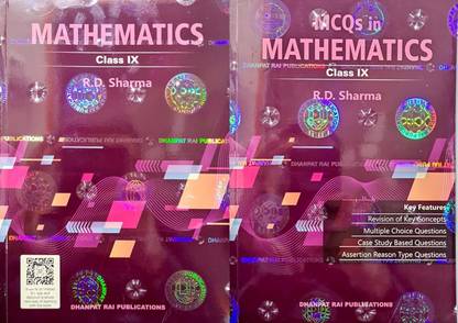 Rd Sharma Class 9 Maths 2025-26 CBSE Examinations | R D Sharma Class 9 Mathematics with MCQ Book (Set of 2 Books) with 2 Disc