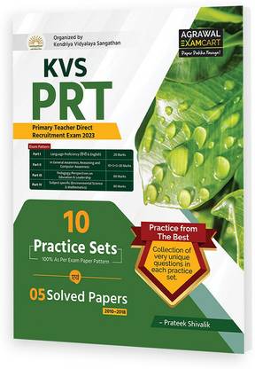 KVS PRT 10 Practice Sets On 2023 Latest Exam Pattern (Prateek Shivalik)