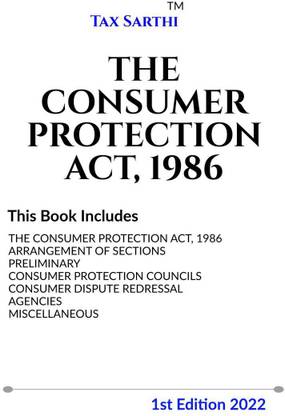 THE CONSUMER PROTECTION ACT, 1986 | 1st Edition 2022