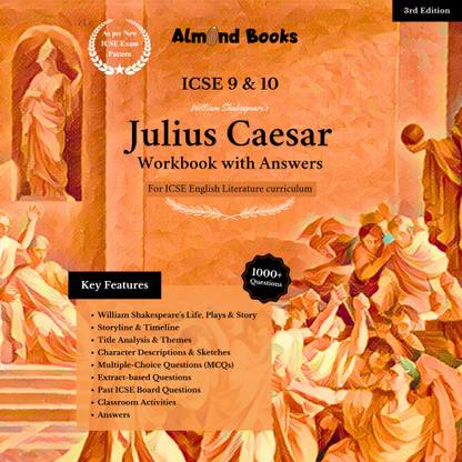 Julius Caesar Solved Workbook for ICSE Class 9 & 10 Paperback, Almond Books|New Latest Edition For 2025-2026