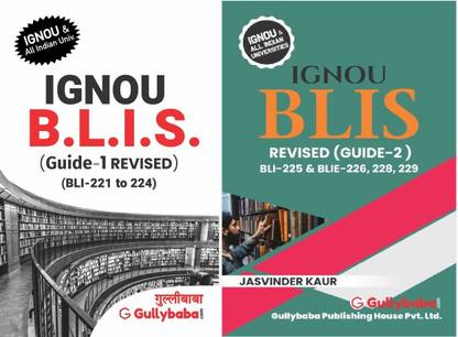 IGNOU BLIS Guide-1 (BLI-221 To 224) IGNOU BLIS Guide-2 (BLI-225 & BLIE-226, 228, 229),