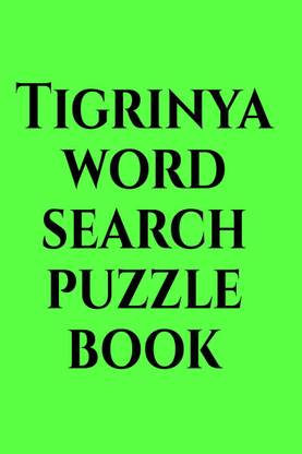 Tigrinya word search puzzle book