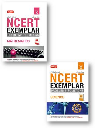 MTG NCERT Exemplar Problem Solutions Mathematics & Science Class 10 - Complete Solution to all Objective & Subjective Questions  - NCERT Exemplar Problem Solutions Mathematics & Science Class 10