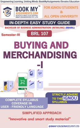 IGNOU BRL 107 Buying and Merchandising-I Study Material (In Depth Guide) For Ignou Student