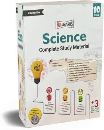 Full Marks Class 10 Science Complete Study Material Guide Based On NEP/CBSE Syllabus Exam 2025-2026