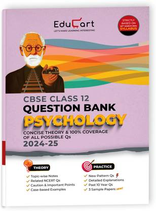 (OLD) Educart CBSE Question Bank Class 12 Psychology 2024-25 (As per latest CBSE Syllabus 23 Mar 2024)