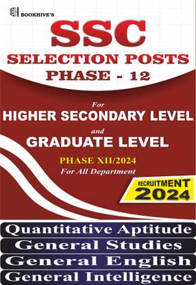 SSC Selection Post 12 Recruitment 2024 (Set of 4 Books) Higher Secondary and Graduate Level
