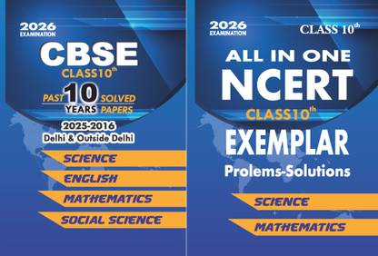 CBSE Class 10 PYQs - Past 10 Years Solved Papers For 2025-2026 Exams II ncert Exampler class 10