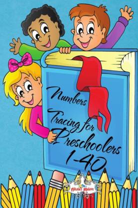 Numbers Tracing for Preschoolers  - Colouring and number tracing, large printers.