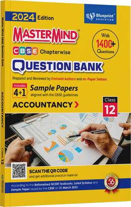 ACCOUNTANCY Class 12 CBSE question bank 2024 by Mastermind  - Class 12 Question Bank 2024 | CBSE Question Bank 2023-24