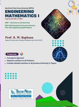 Engineering Mathematics 1 (Course Code : BSC-101-BES) For First Year Engineering SPPU Sem 1