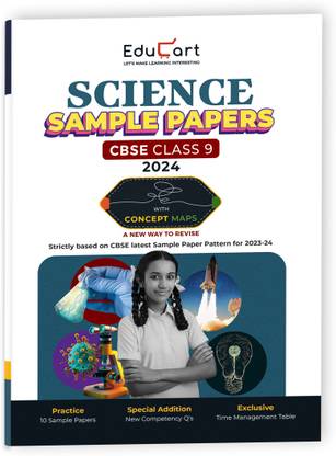 Educart CBSE Science Class 9 Sample Paper 2023-24 (Introducing Revision Maps and Past Year Papers) 2024