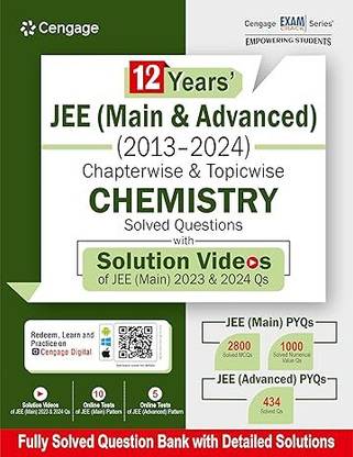 12 Years' Jee (Main and Advanced) (2013-2024) Chapterwise Topicwise Chemistry Solved Questions