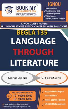 IGNOU BEGLA 137 Language Through Literature| Guess Paper | Important Question Answer | Bachelor of Commerce (BCOMG)English