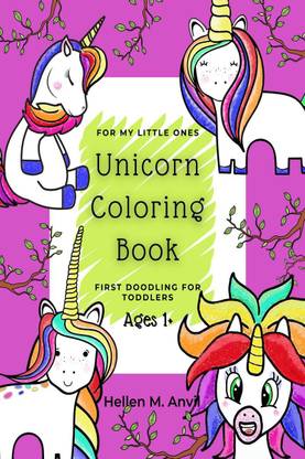 Unicorn Coloring Book  - Easy Coloring Pages for Early Learning