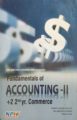 Fundamentals of Accounting - II +2 2ND YEAR