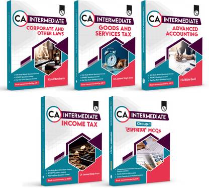 CA Intermediate Group 1 Combo Set of 5 Books 4th Edi For May & Sep 2025 Exams