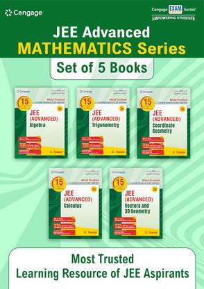 Mathematics Combo for JEE Advanced: Algebra + Calculus + Coordinate Geometry + Trigonometry + Vectors and 3D Geometry Set of 5 Books with Free Online Assessments & Digital Content