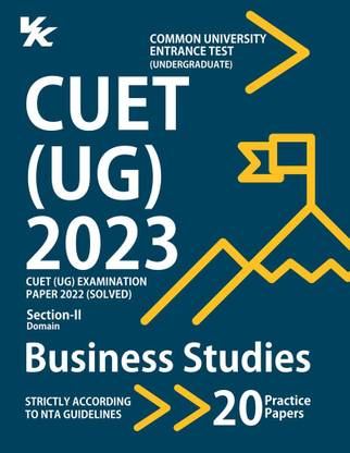 NTA CUET (UG) Business Studies Book | 20 Practice Papers (Solved) | Common University Entrance Test Section II | Including Solved Previous Year Question Paper | For Entrance Exam Preparation Book 2023