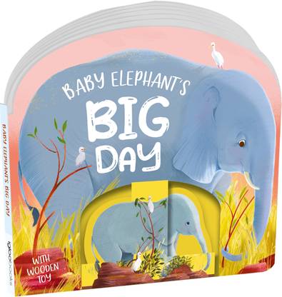 Baby Elephant's Big Day | Books with toy | Board books for kids