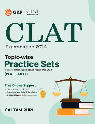 CLAT 2023 : Topic-Wise Practice Sets by GKP