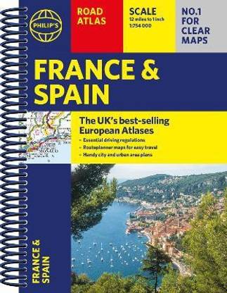 Philip's France and Spain Road Atlas