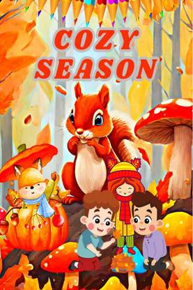 Cozy Season  - Fun Autumn Coloring Images for Kids