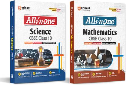 Arihant All In One Science, Mathematics Class 10th Based On Latest NCERT For CBSE Exams 2025-26 (Set of 2 Books)