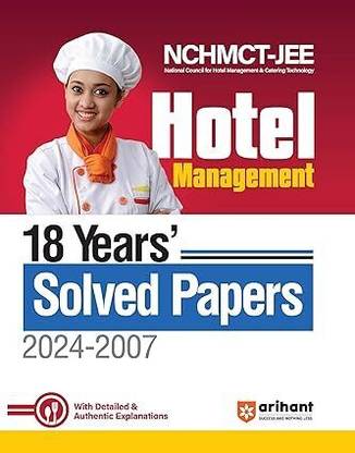 Arihant NCHMCT-JEE Hotel Management 18 Years Solved Papers' 2024-2007