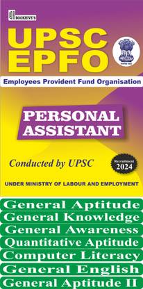 UPSC EPFO PA Personal Assistant 2024 Recruitment (Set of 7 Books)