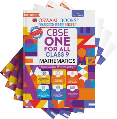 Oswaal CBSE One for All Class 9 English, Science, Social Science & Mathematics (Set of 4 books) (For 2023 Exam)