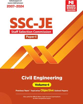 Ssc Je 2025 : Solved Papers : Civil Engineering : Volume I