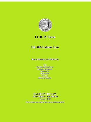 LL.B. VI - TERM Paper: LB- 6031 Interpretation of Statutes and Principle of Legislation.