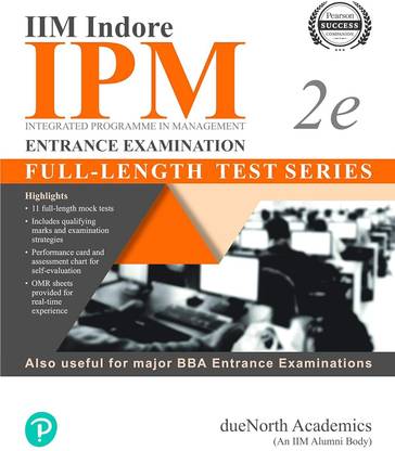 IIM Indore IPM Entrance Examination Fulllength Test series