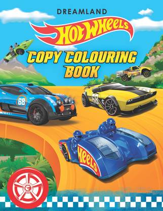 Hot Wheels Copy Colouring Book  - Creative Colouring Book for Kids Age 4+ | Fun Car Designs to Colour, Boosts Creativity, Focus & Motor Skills