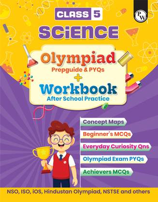PW Olympiad Plus Workbook For Class 5 Science Prepguide, PYQs and Worksheets