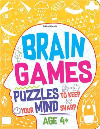 Brain Games Age 4+ - Activity Book for Kids | Mazes, Dot-to-Dot, Matching, Colour by Code, Spot the Differences & More | 88 Fun-Filled Pages with Answers & Colourful Presentation