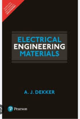 Electrical Engg. Materials & Elect. Components PB 1 Edition