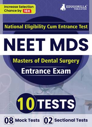 NEET MDS Entrance Exam Preparation Book  - 2024 (Master of Dental Surgery) | 10 Solved Practice Tests (8 Mock Tests and 2 Sectional Tests) with Free Access To Online Tests
