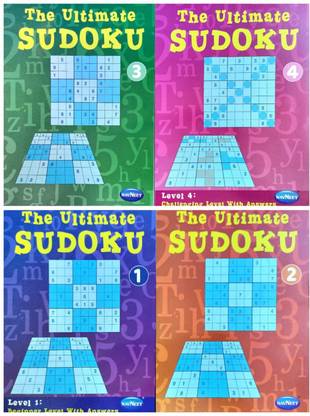 The ultimate sudoku level 1-4 (combo of 4)