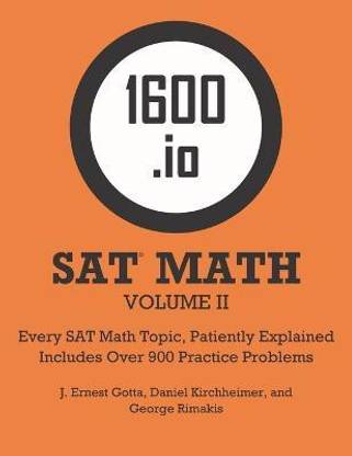 1600.io SAT Math Orange Book Volume II