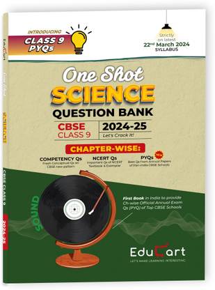 Educart CBSE Class 9 SCIENCE One Shot Question Bank 2024-25 (Updated for 2025 Exam)